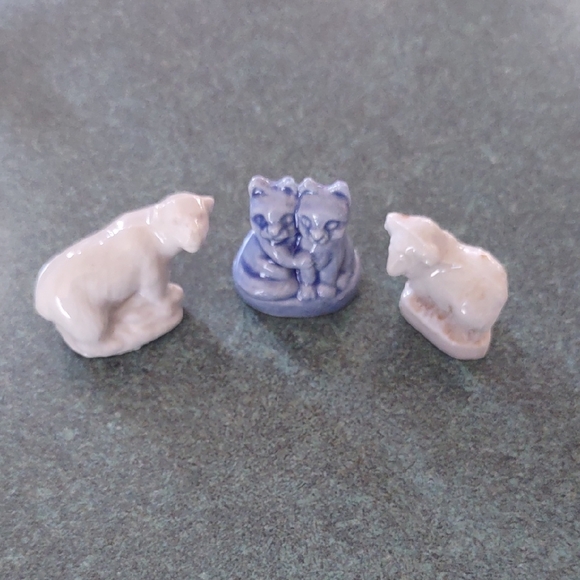Wade of England Other - Set of 3 Vintage Wade of England Miniature Ceramic Animal Figurines